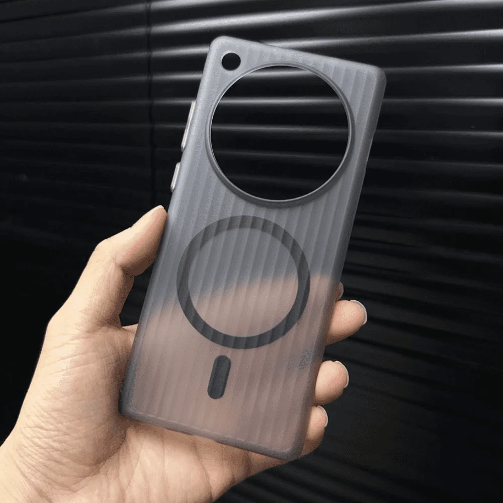 Luxury Transparent Skin-Friendly Corrugated Shockproof Bumper Case