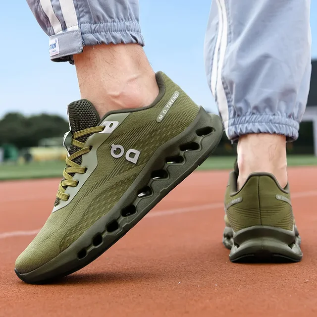 Fashion Cushioning Running Shoes for Men Lightweight Sneakers Breathable Tennis Shoes Non-Slip Sports Casual Walking Footwear 3