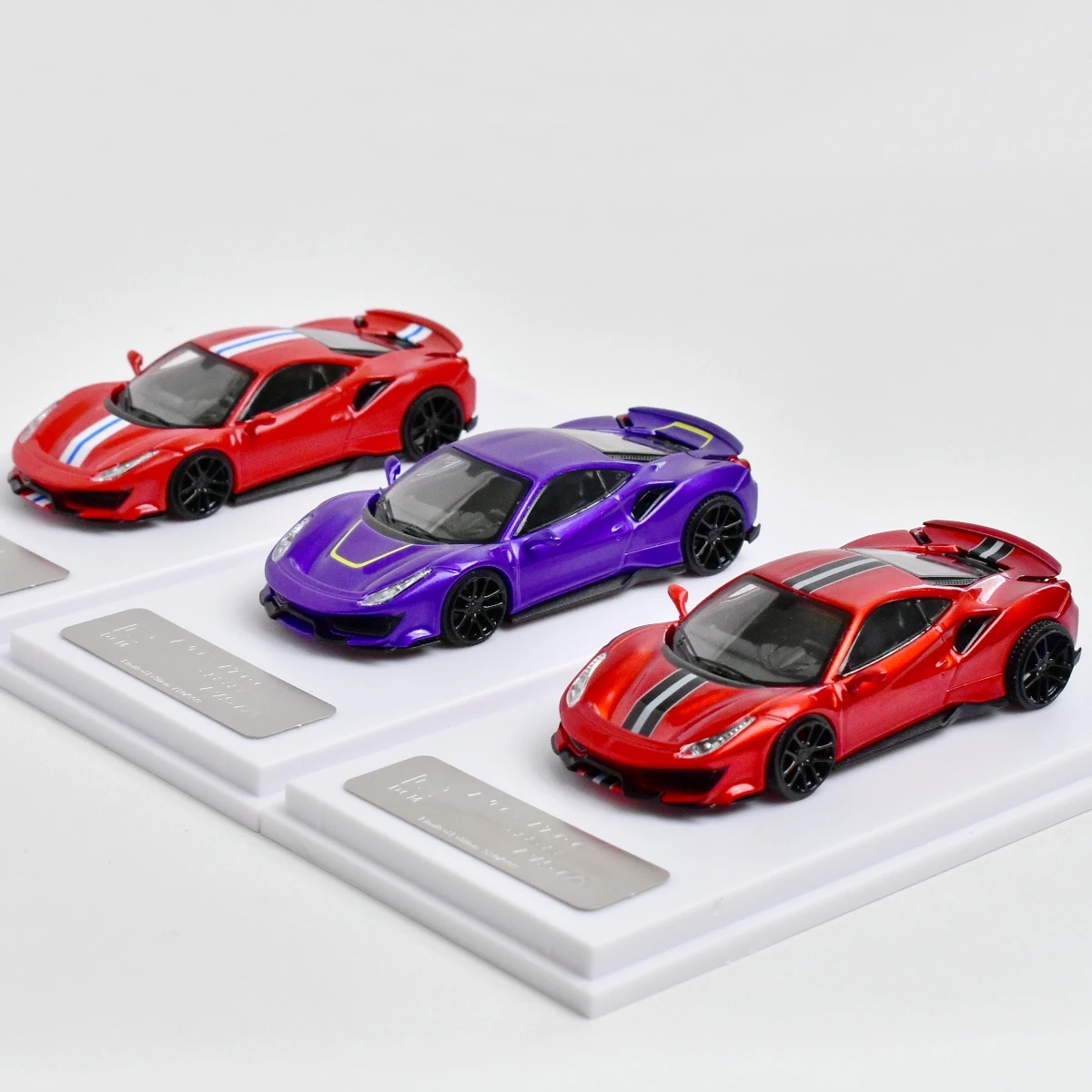 U2 1/64 フェラーリ488ピスタ novitec グレー （U2 1/64 Ferrari