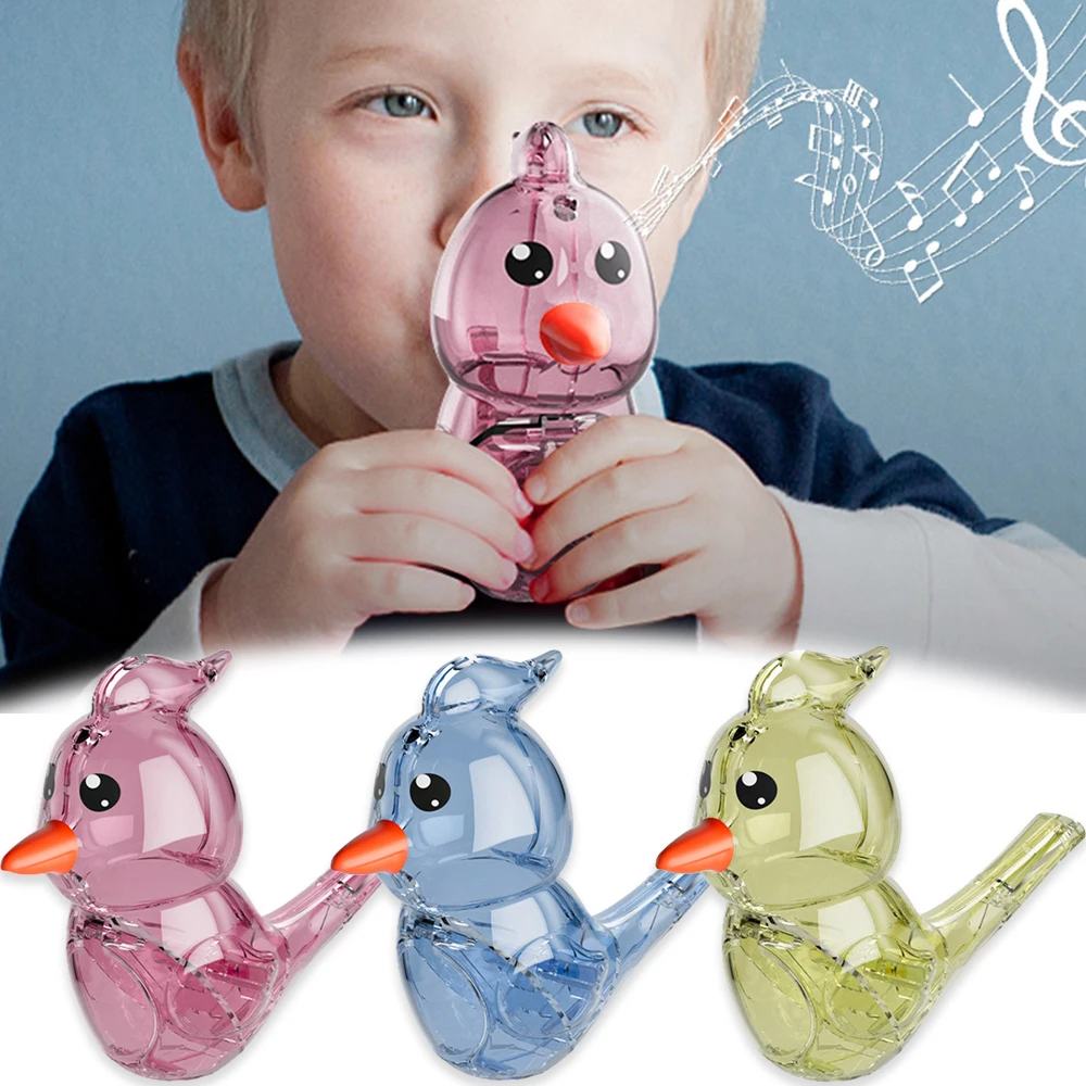 

Kids Water Bird Whistle Toys Baby Mouth Muscle Pronunciation Training Add Water Bird Call Sound Toy Woodpecker Water Whistles