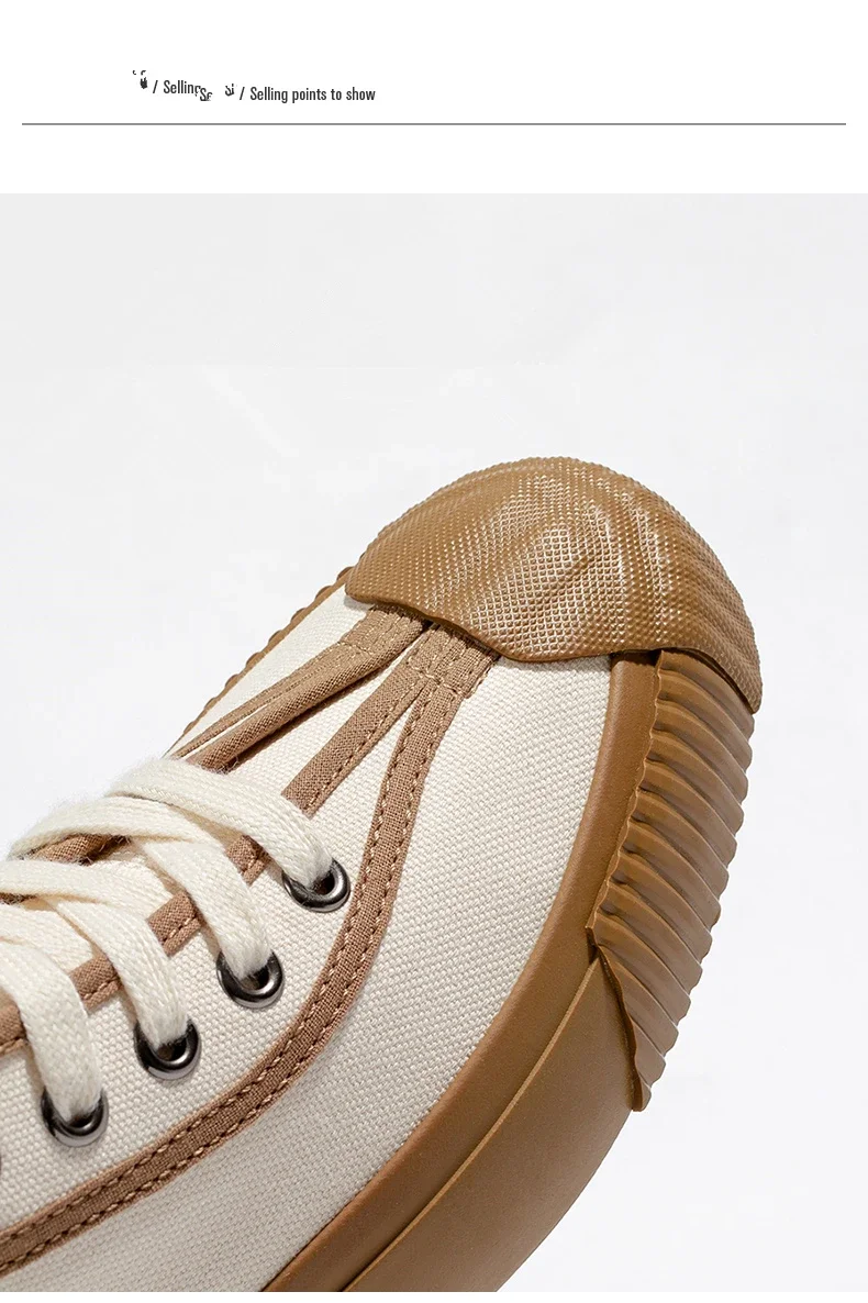 Description Picture 6 of itemDafu Shoes Original Sneakers Classical Shoes Martial Arts Taichi Sneakers Beige Retro Shoes