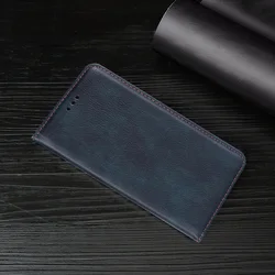 Leather Flip Phone Case - Elegant Book Style Cover for Nokia 3.1 (Dark Blue(2))
