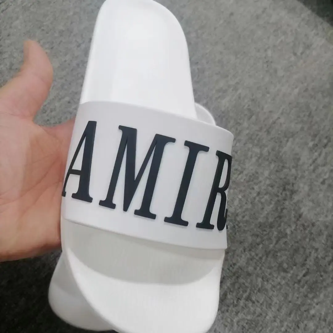 

2023 AMIRI чистая летняя новая модная повседневная универсальная домашняя Удобная однословная пара тапочек 36-45