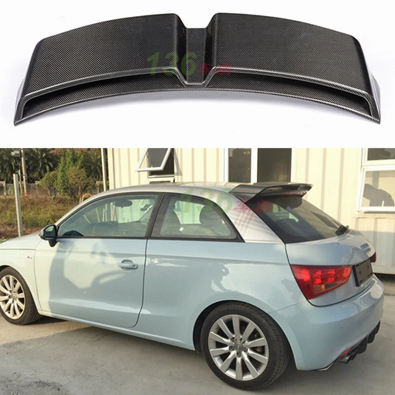 Auto Tetto Posteriore Spoiler Ala Per Audi A1 8X Pq25 Hatchback 2 Porte Standard 2010-2014 Tetto Tronco Labbro Ala Spoiler In Fibra Di Carbonio