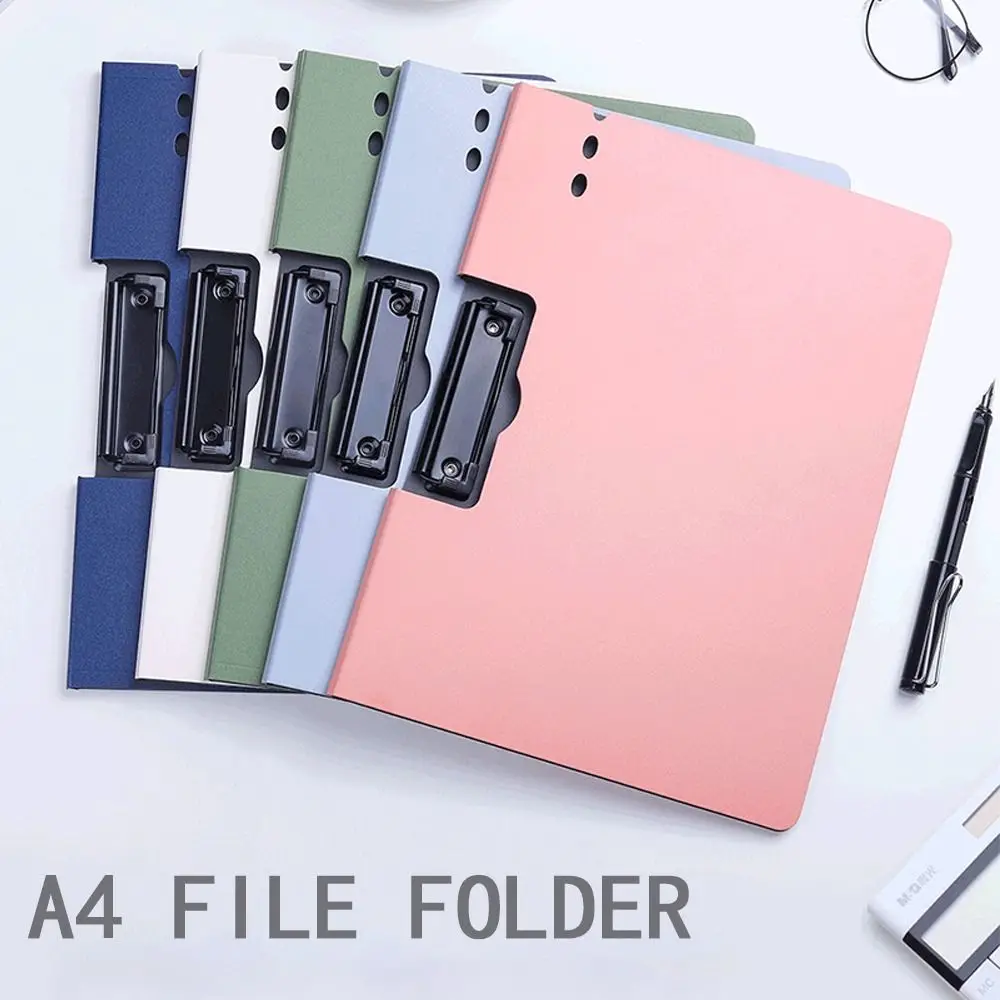 

Durable For Students Data Storage Clip Horizontal Secretary Contract Folder File Binder Writing Splint Board A4 File Folder