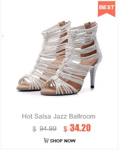 Discounts Sale Jazz Salsa Ballroom Latin Dance Shoes High Heel For Dancing Women Training Ladies Black Flock 1022 Summer Boots