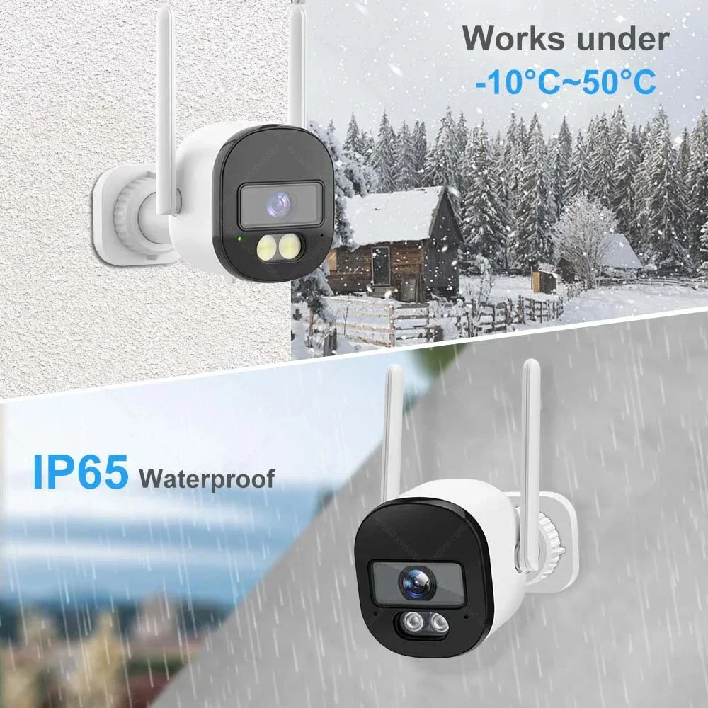Tuya 5MP Bullet Camera Outdoor 5G Wifi Security Protection Support Onvif Auto Tracking Two Way Audio CCTV Wireless Surveillance 6