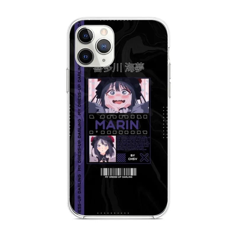 スマホアクセサリー Marin Anime Marin Kitagawa Mobile Phone Case for iPhone 15 14 13