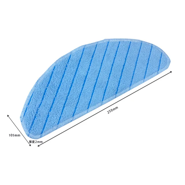 3Pcs Mosható Mopalapok Az Ecovacs -Hez, Deebot Ozmo T9 Max Aivi T8 N8 N9 Porszívó Mikroszálas Moppingszövet Rongyok - Image 2