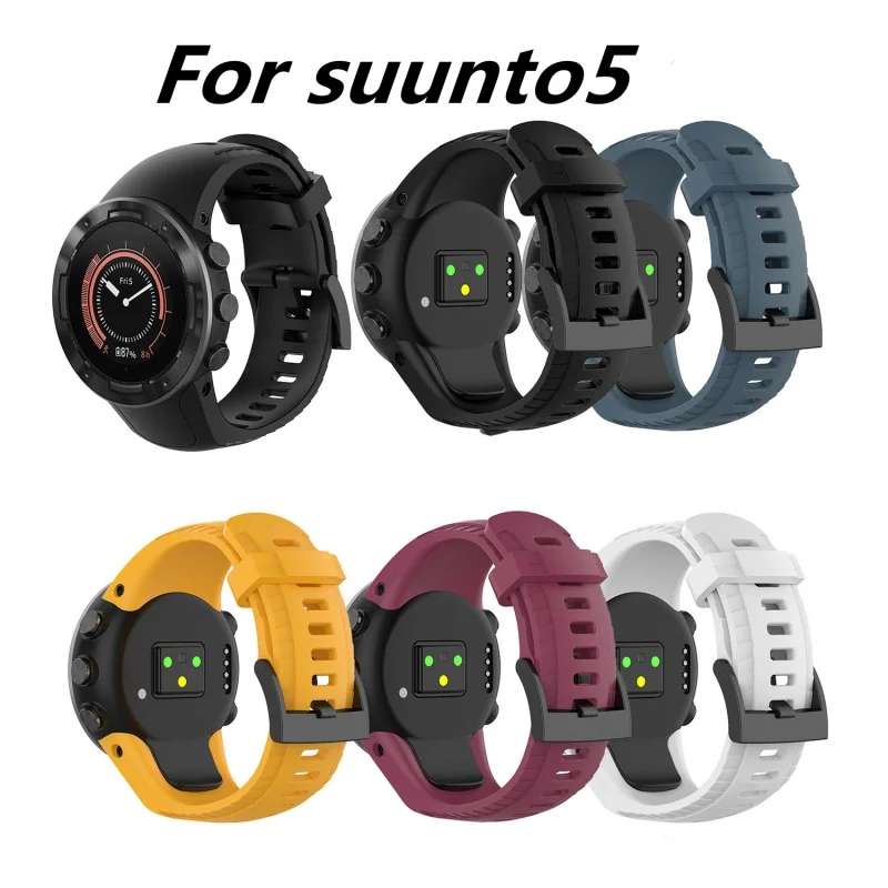 

Strap for Suunto Watch 5 46mm Wristband Silicone Bracelet Wrist Straps watch5 Smartwatch Wearing Accessories