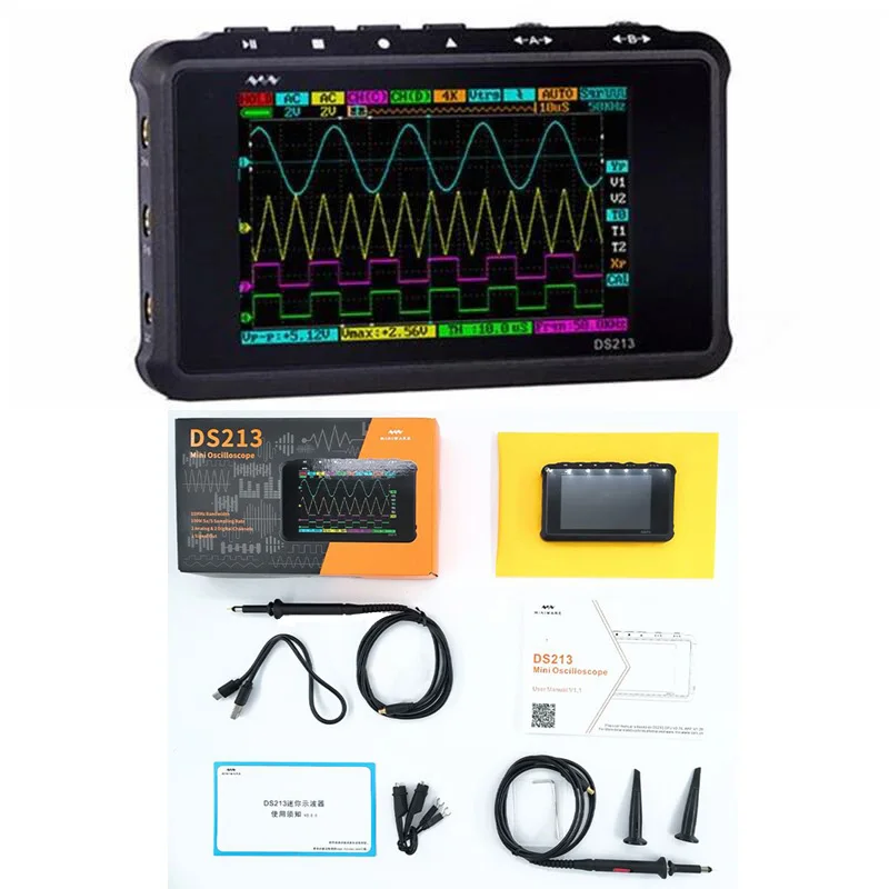 DSO213NanoMiniDSOPocketSizeQuadPocket4CHDigitalOscilloscope