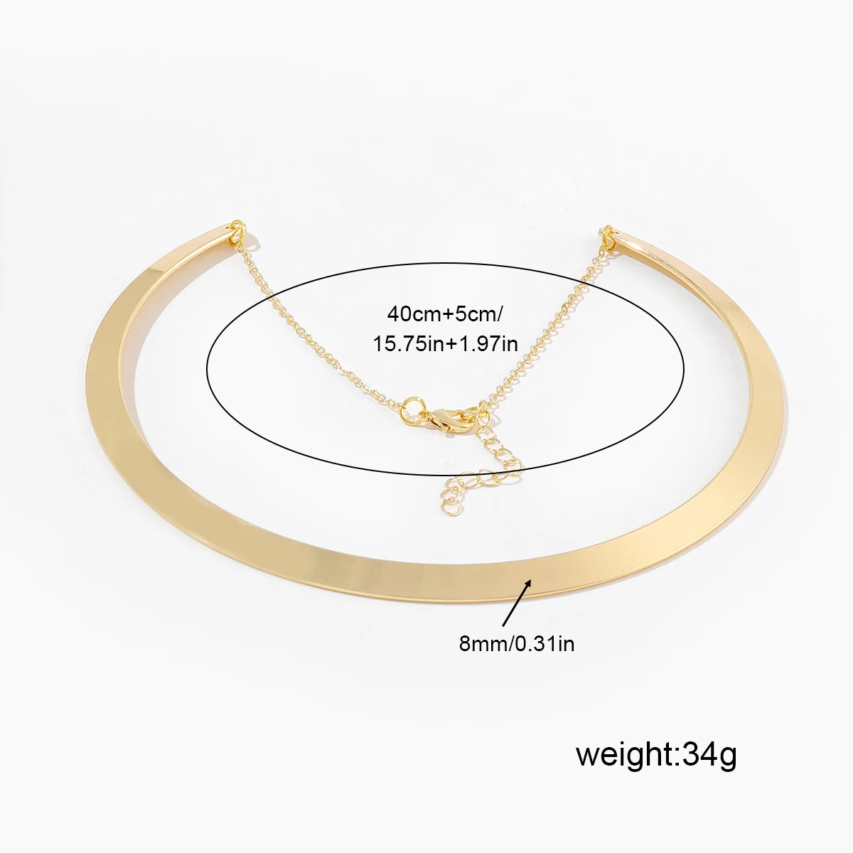 Hot Vintage Unisex Snake Chain Women Necklace 18K Gold Plated Rust Proof Polished Herringbone 45cm Choker Wedding Gifts Jewelry