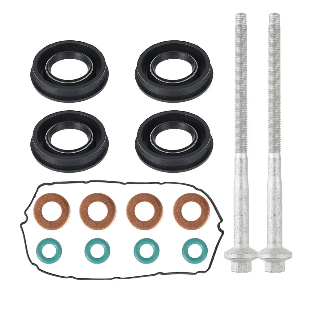 FORD TRANSIT MK7 2.2 TDCi INJECTOR SEALS BOLTS + ROCKER COVER GASKET 1372490 injector repair kits,diesel injector gasket,fuel injector micro filter,fuel injector extender adaptor,diesel injector tubing,diesel injection nozzle,injectors rail
