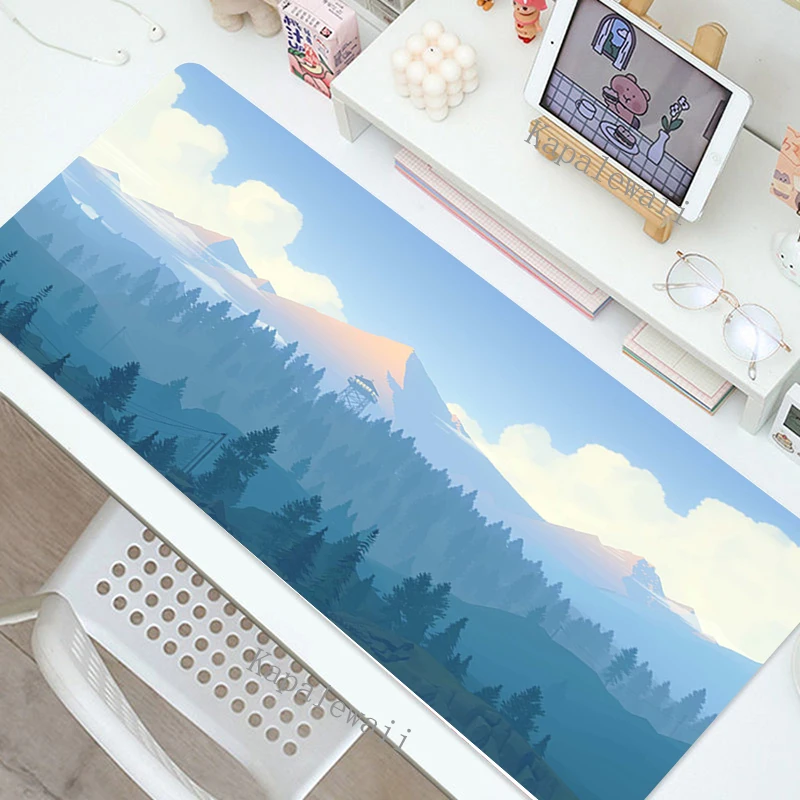 Firever Tapete Mousepad Gamer Tapete de Escritório Tapete do Rato Luz Jogos Acessórios Mesa Arte Teclado Esteiras 900×400 Mausepad Empresa