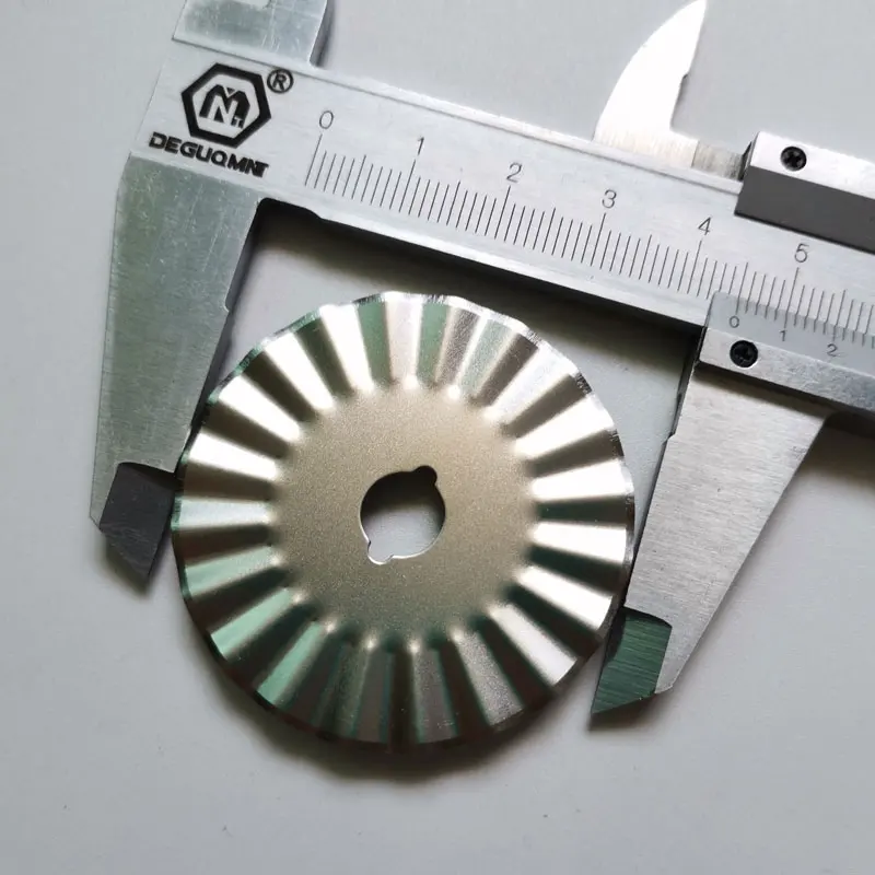 45mm 로터리 커터 블레이드 SK5 점선 스킵 웨이브 나이프 액세서리 롤러, DIY 패브릭 레더 크래프트 커팅 도구