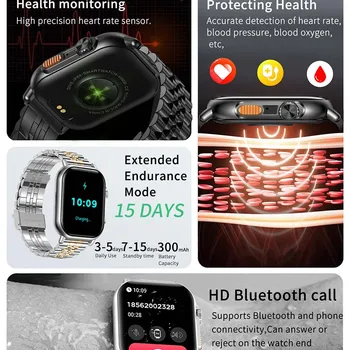 2024 Men's Smartwatch GPS Track 2.02inch 320*385 NFC Bluetooth Call IP68 Waterproof women's smartwatch For Android and IOS 3