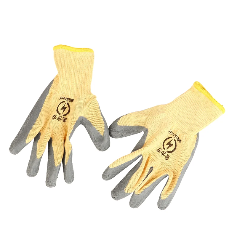 1 Pair 400V/1000V Rubber Touch Screen Insulation Glove Industrial Ultrathin Electrician Insulating Gloves Withstanding Voltage insulating gloves