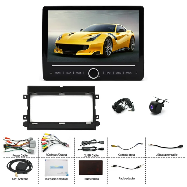 7" Android 13 Car Stereo For Ford F150 F250 2004-2014 With Wireless CarPlay & Backup Camera