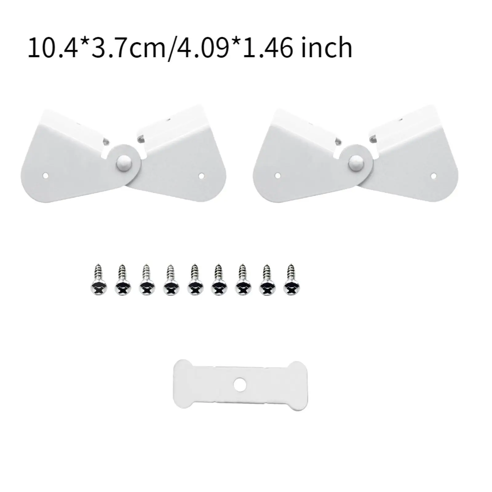 2x Gutter Extension Hinge Downspout Extension Replacement Practical for Rectangle Downspout Gutter Flip up Hinges
