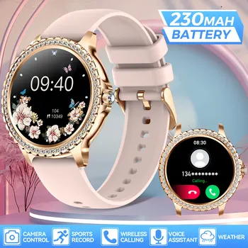 LaNikar 2024 New I58 Smart Watch Women1.32" HD Screen Fashion Sports Watches Bluetooth Call Health Monitor IP67 Life Waterproof
