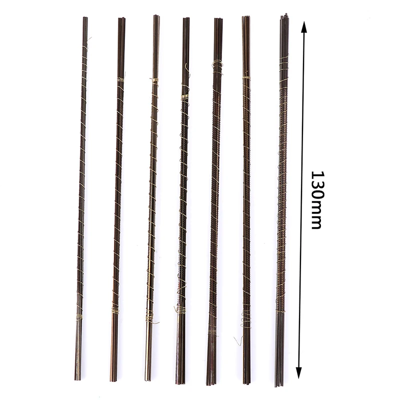 12pcs Mini Diamond Wire Saw Blade Cutter Jewelry Metal Cutting Jig Blades Woodworking Hand Craft Tools Scroll Spiral Teeth 130mm 12pcs wire saw blade jig saw mini u type saw bow saw hand saw blade cutter woodworking metal wood cutting scroll spiral teeth