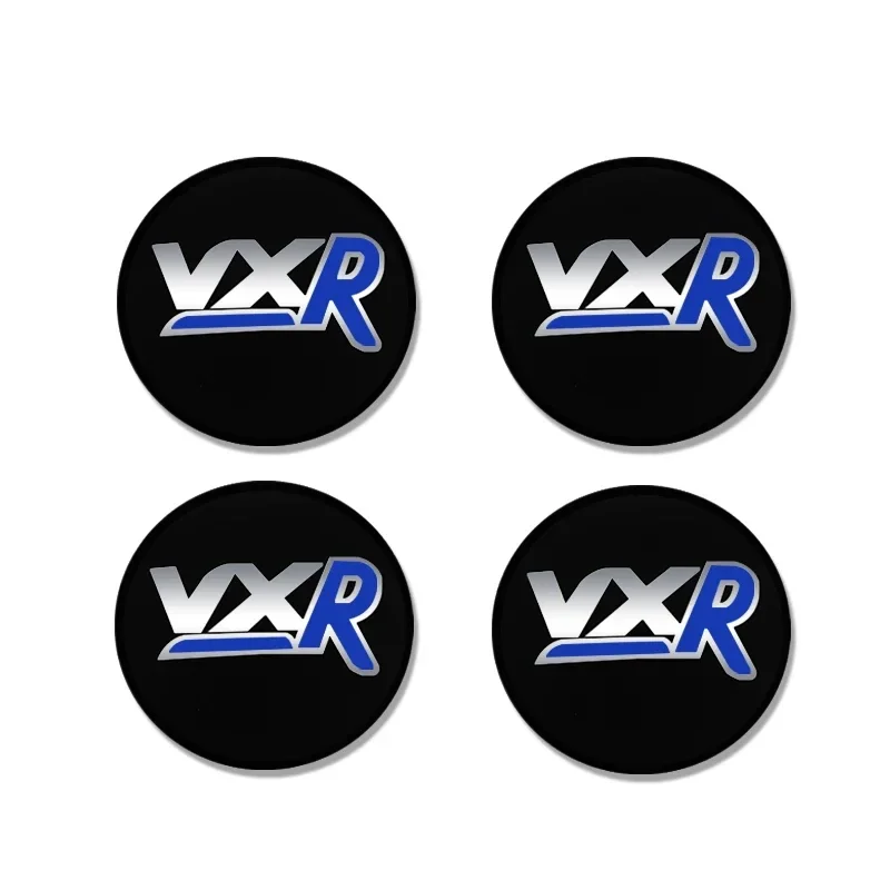 4PCS 56MM VXR Emblem Car Wheel Center Hub Caps Stickers For Vauxhall Vectra Zafira Vxr8 Astra Mokka Corsa Gts