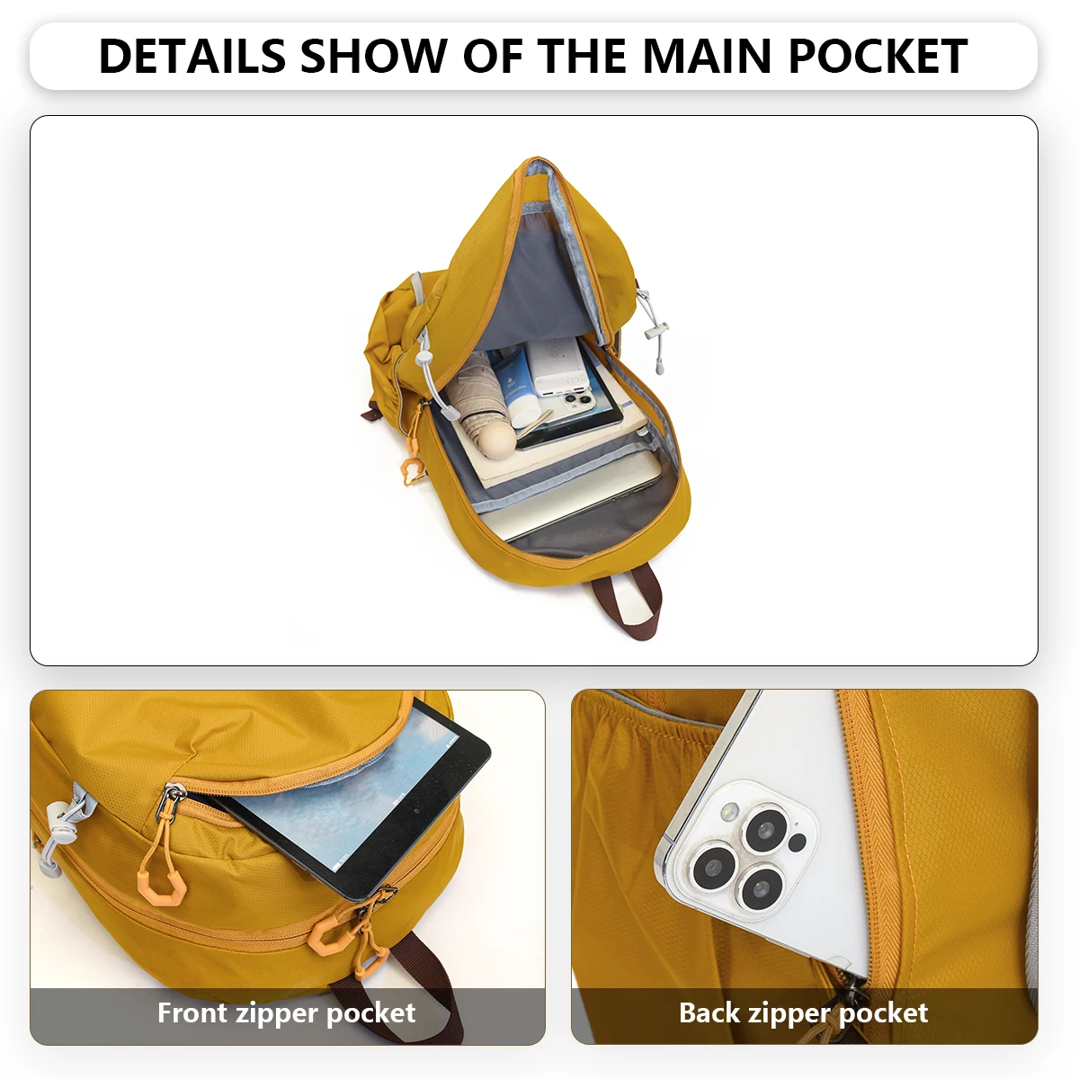 Outdoor Hiking Backpack for Women, Lightweight, Waterproof, Ultra-Light Sports Backpack, Camping, Travel, Mountain Climbing, Lightweight Backpack, Cycling