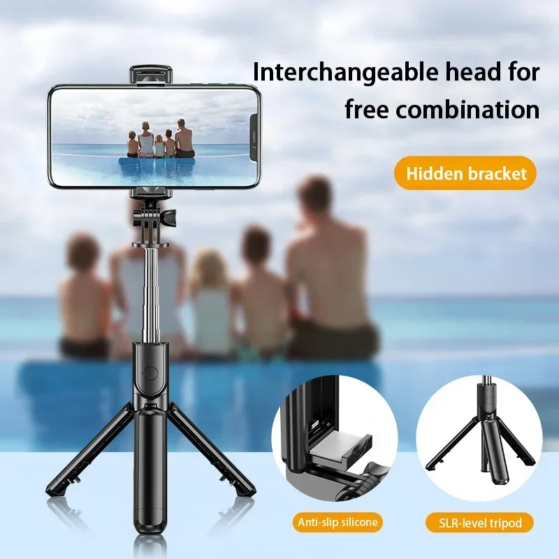 Xiaomi Selfie Stick 70cm Bluetooth Wireless Selfie Stick with Fill Light Tripod Remote Control Retractable Tripod Foldable Live