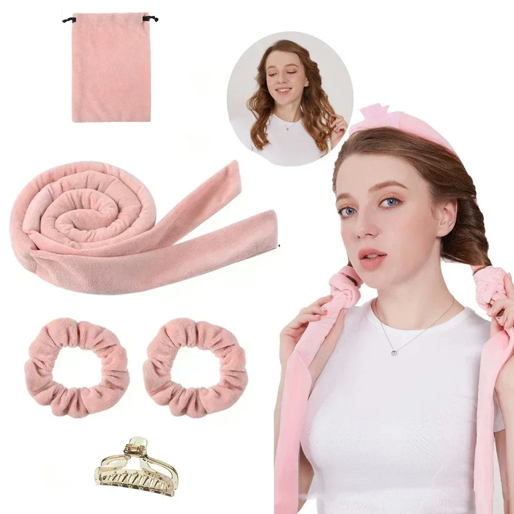 Woman Heatless Curling Rod Headband Lazy Hair Curler No Heat Hair Rollers Soft Curls Sleeping Flexi Rods Girls DIY Styling Tools hair styling tool hair curling tools
