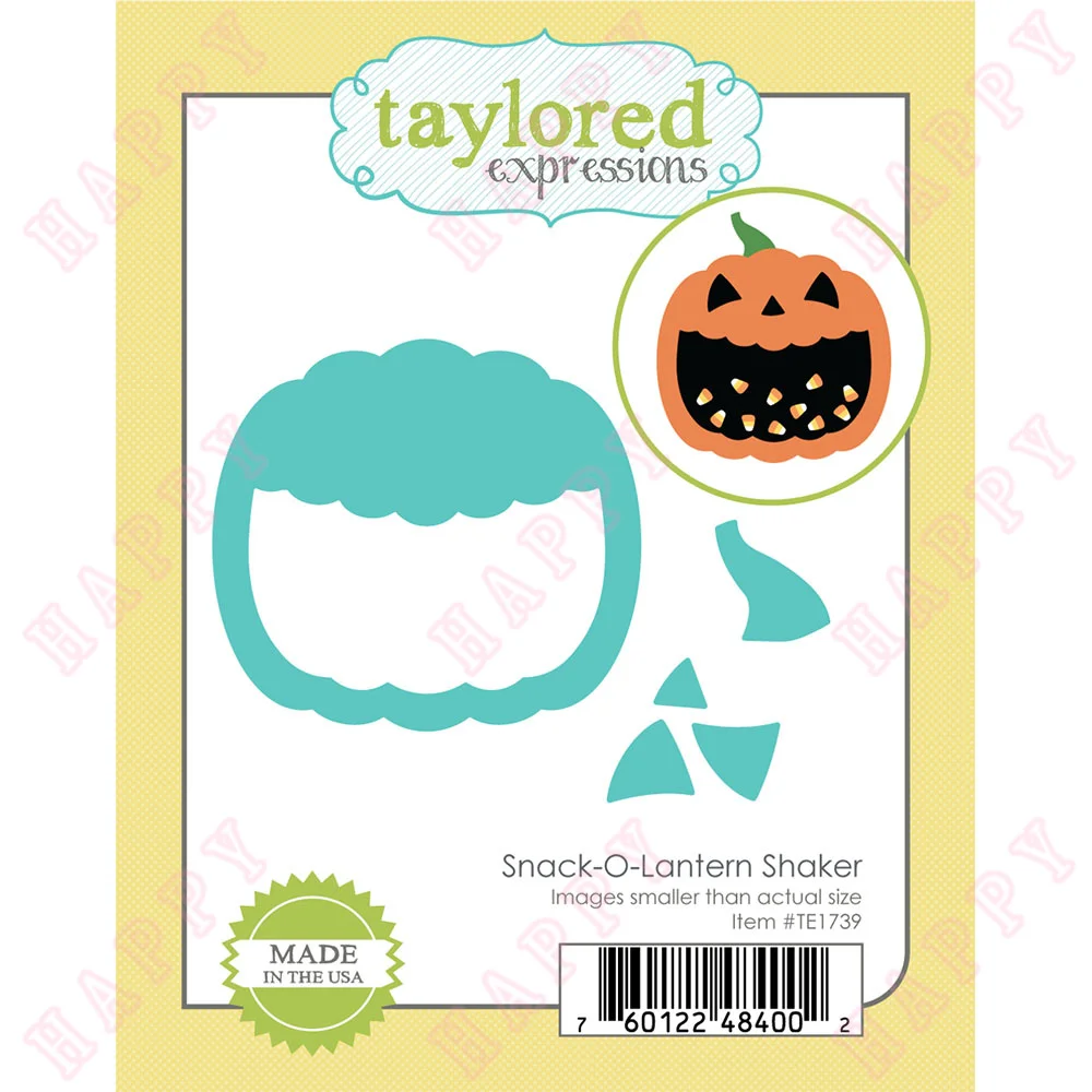 

Metal Cutting Dies Snack-o-lantern Shaker Die Scrapbooking Diary Decoration Embossing Craft Template DIY Greeting Card Handmade
