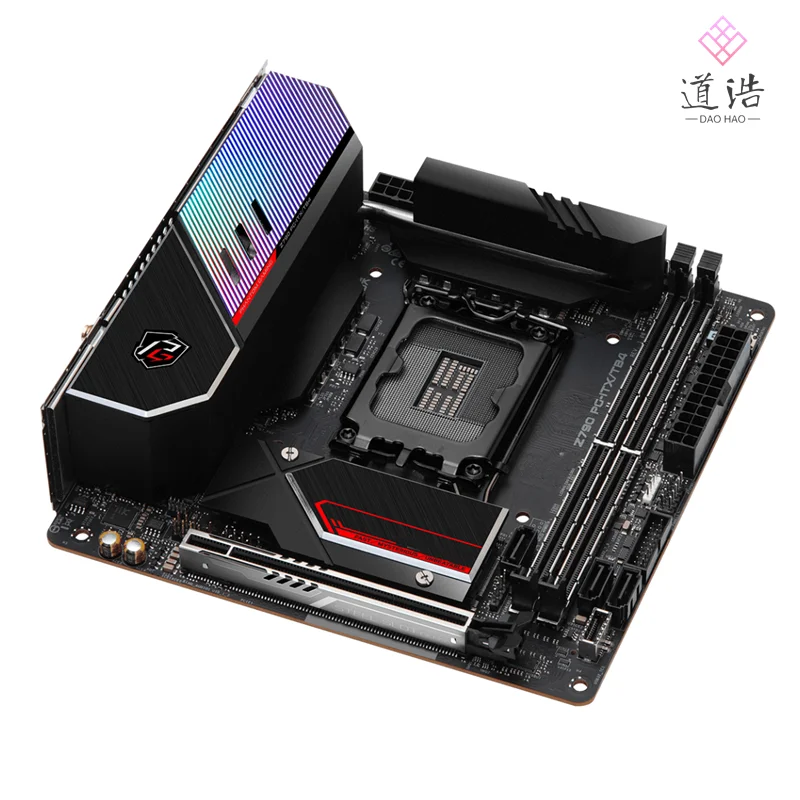 For Asrock Z790 PG-ITX/TB4 Motherboard 96GB HDMI PCI-E5.0 M.2 LGA 