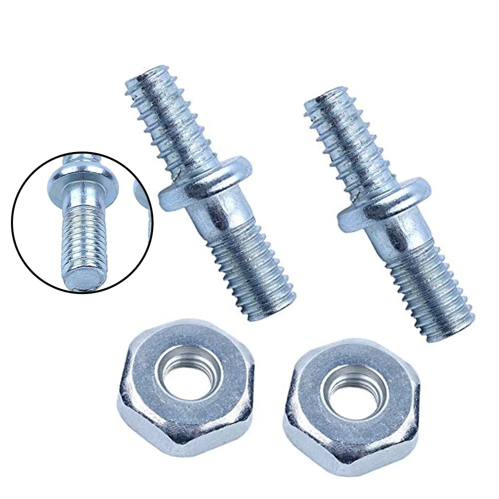 2Pairs Bar Studs & Nuts For STIHL MS170 MS180 MS210 MS230 MS250 Chainsaw Trimmer Garden Power Tools Replacements Accesories цепная пила прокладка глушителя на выхлопе подходит для stihl ms250 ms230 ms210