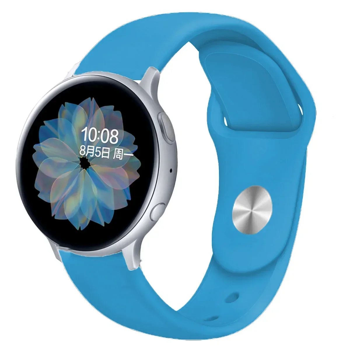 Silicone Sports Strap Replacement Wristband, 22mm