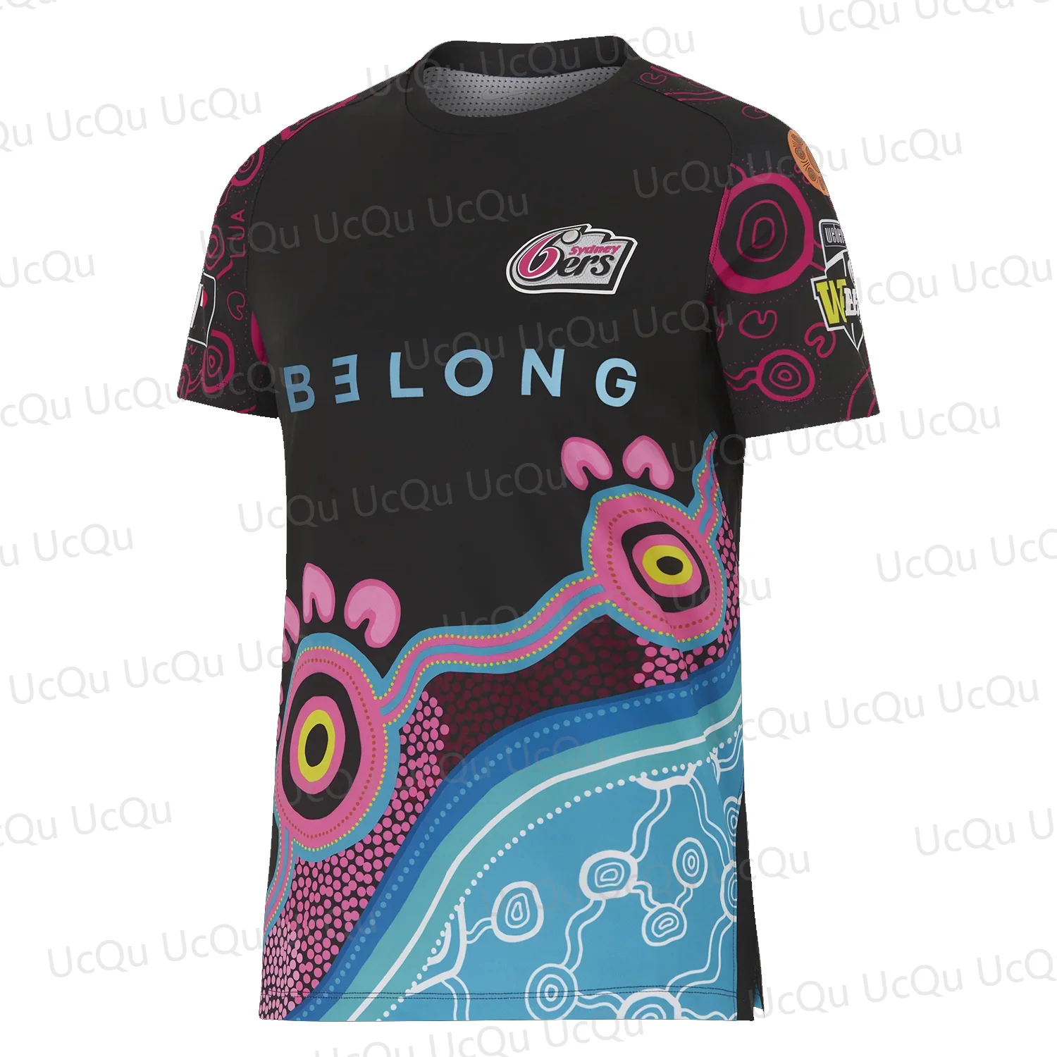New Arrival Summer Australian BBL Sydney Sixers 2024/25 Mens Replica BBL Jersey  Training Jersey Kid Uniform For Adult&Kid 2