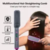 Hot Sale Mini Hair Straightener Hot Comb Customized Hair Styling Hair Brush Straightener Comb LCD Display Sale Hair Straighte 3