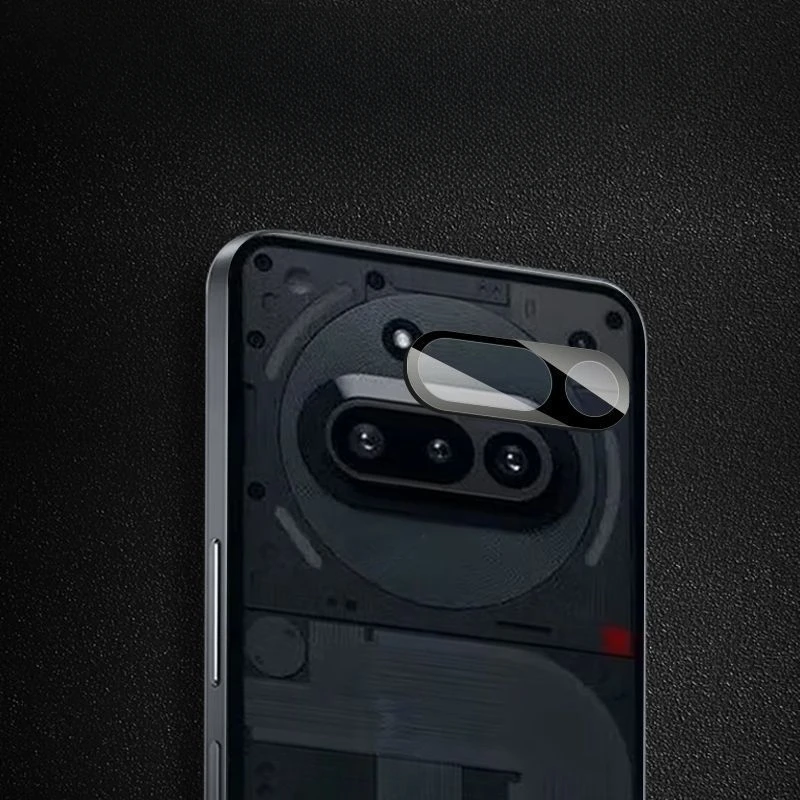 Enhanced Camera Lens Tempered Glass Protector with Lens Ring Film