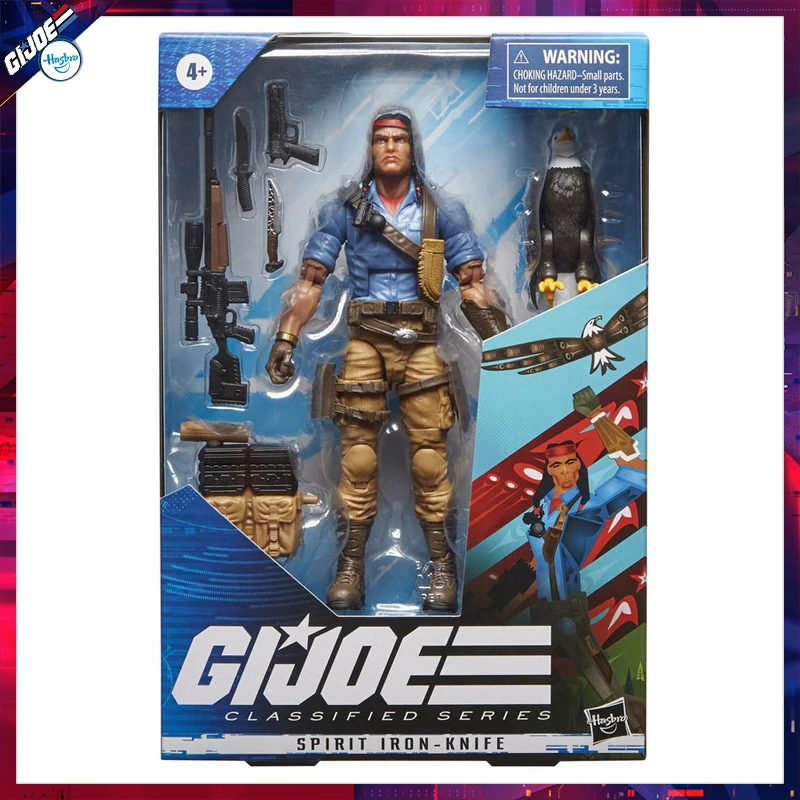 

Hasbro G.I. Joe Classified Series Spirit Iron-Knife Action Figure 6 Inch Scale Authentic New Collectible Toys F4020