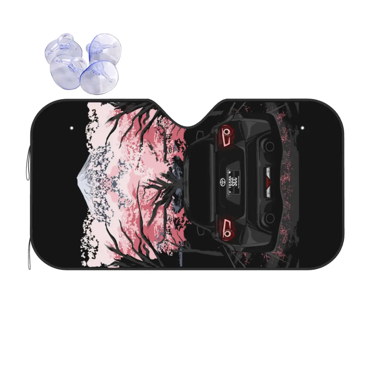 

JDM автомобиль GT86 GT 86 спортивные автомобили милый солнцезащитный козырек для лобового стекла 76x140 см Строительная GTR Автомобильная алюминиевая фольга солнцезащитный козырек Солнечная защита