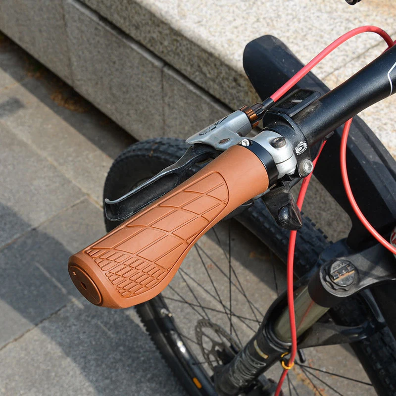 Bicycle Handlebar Grips Rubber MTB Grips Lock-on Grip Shockproof Anti-slip Mountain Bike Handles Cover Cuff BMX Bike Accessories