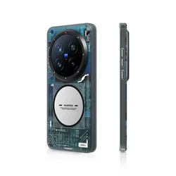 YOUNGKIT Magnetic Micro Matte Back Cover Case for ForVivoX200ProMini (Ghost Green)