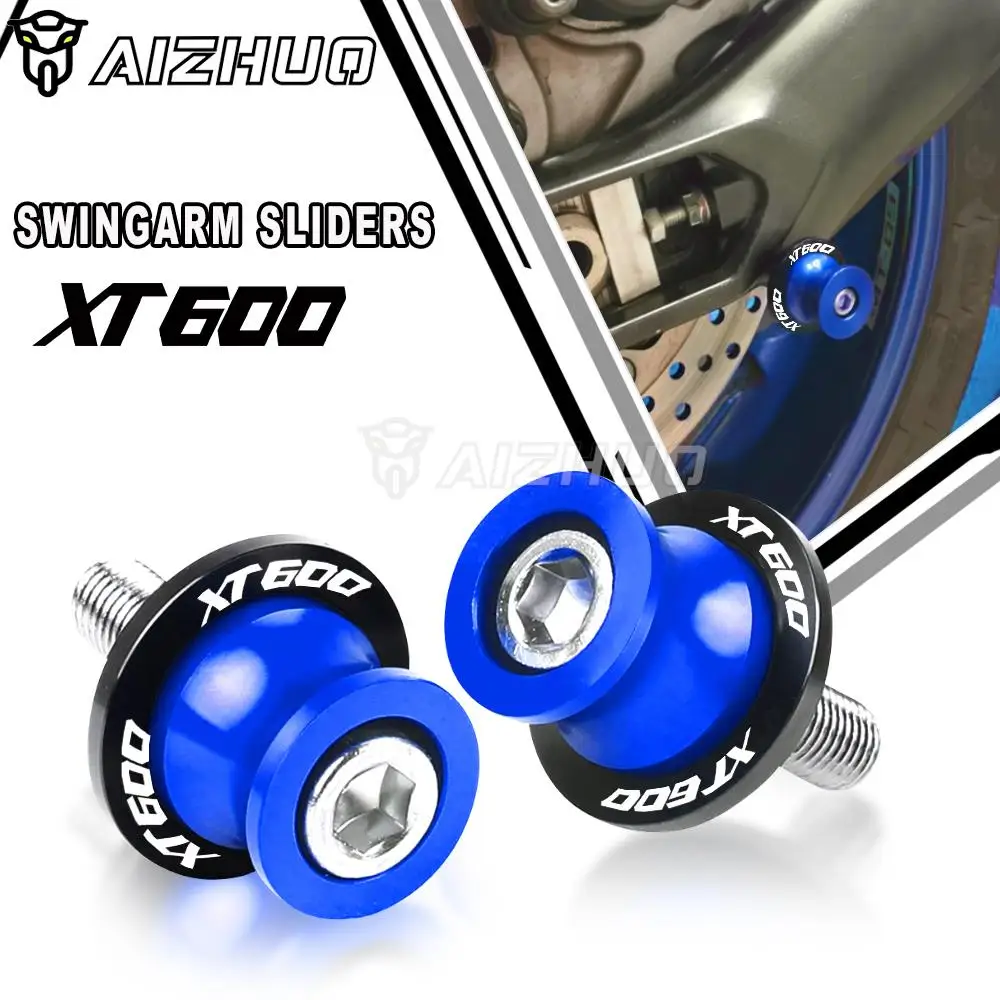 

FOR YAMAHA XT600E XT600Z XT600ZE Tenere 1984-2006 6MM Motorcycle Stand Screw Swingarm Slider Spools XT600 E/Z/ZE 2005 2004 2003