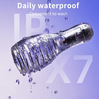 Automatic Male Masturbator Cup 10 Frequency Vibrating Glans Trainer Penis Massage Stimulate Oral Sex Machine Sex Toys for Man