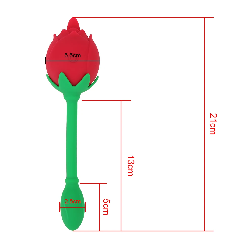 Schwanz Rose Form Vibration 2 In 1 Zunge Lecken Vibrator Klitoris Stimulation Nippel Massager Hintern_voghion.com