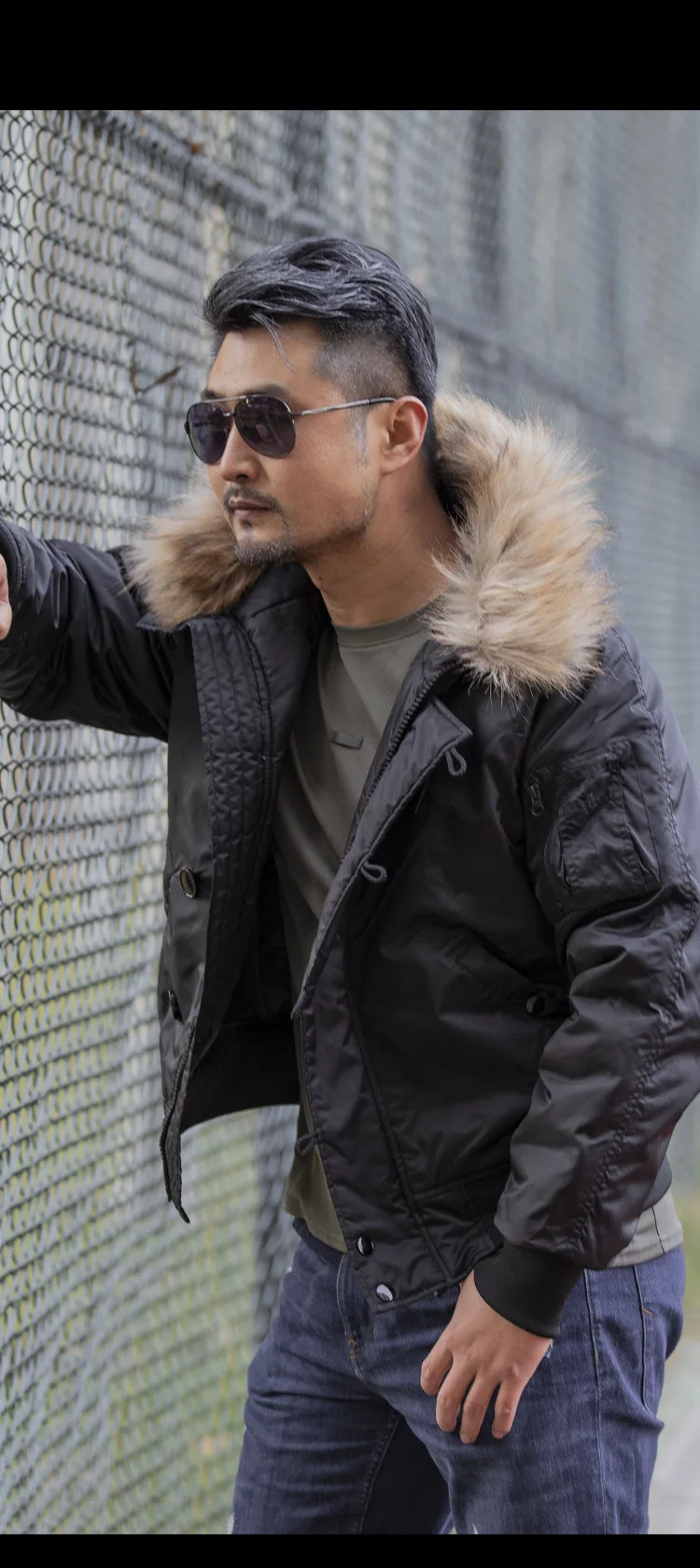 Giacca Da Volo N2B Parka Esercito Militare Volo Invernale - Foto 9