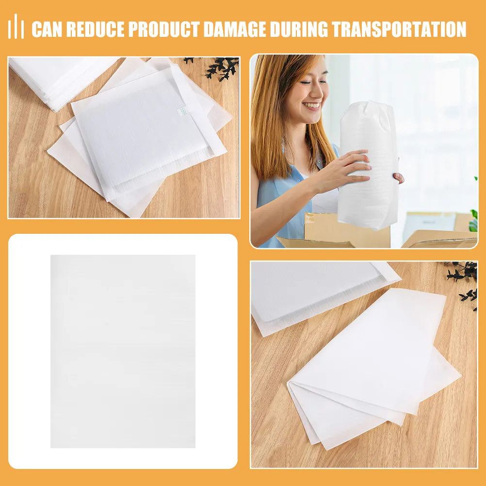 100Pcs 방수 Epe 폼 포장 가방 깨지기 쉬운 물품 운송용 쿠션재 접시 유리제품 컵 이동 포장