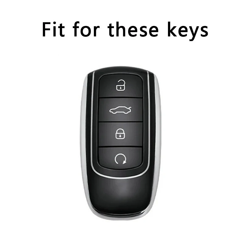 Premium Car Key Case Cover - Sleek Protective Fob Holder