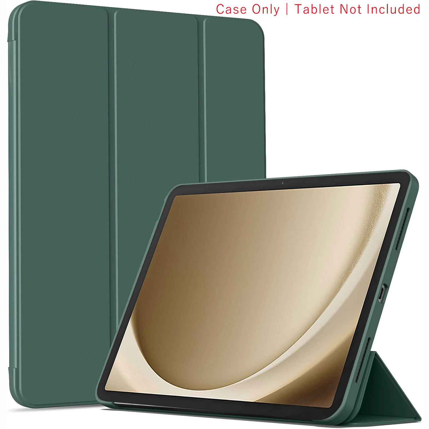 Tri-Fold Flip Case Magnetic Stand PU Leather Protective Cover