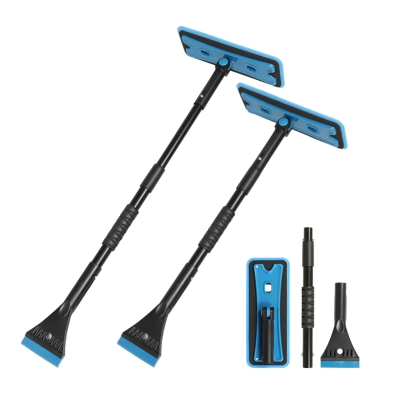 Extendable Snow Shovel Ice Scraper Multifunctional Snow Removal Brush