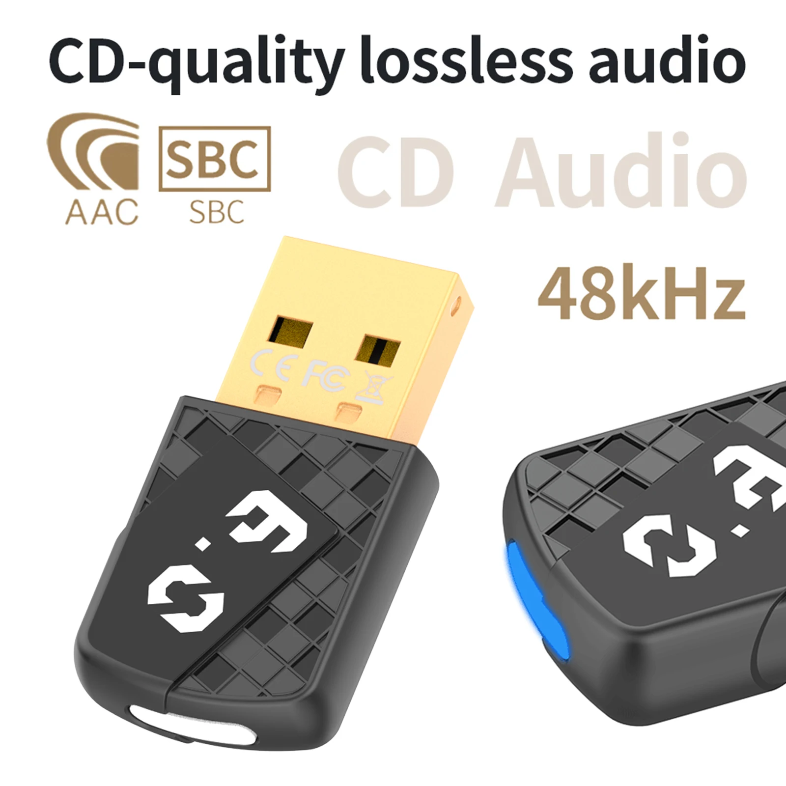 블루투스 호환 6.0 USB 수신기 송신기 플러그 앤 플레이 헤드셋 스피커 키보드 마우스 프린터용 무선 동글