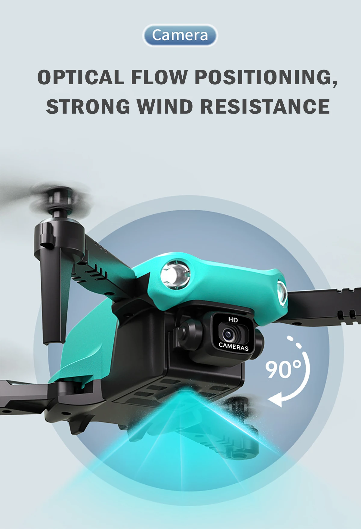 JJRC H111 RC Drone, camera optical flow positioning , strong wind resistance hd 900